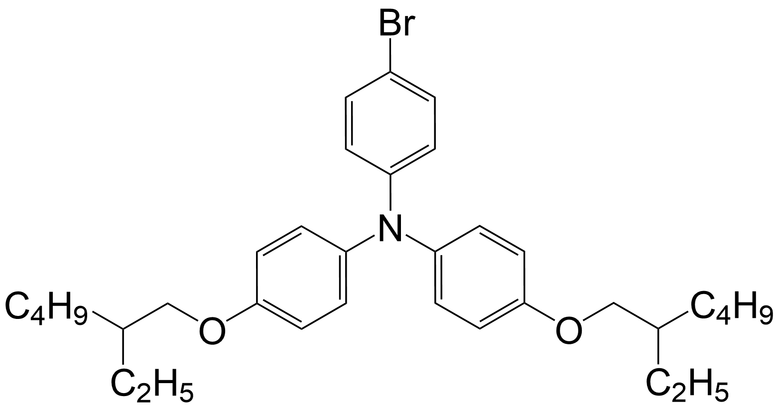 4-溴-N,N-双[4-(2-乙基己氧基)苯基]-苯胺/1192035-51-0